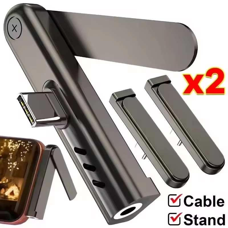 Type 2 Charger - 2/1PCS Portable USB C To 3.5mm