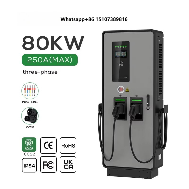 Ev Charging Pile - Dual Dc Ev Charger 40kw 80kw
