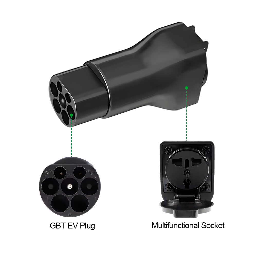 New 16A 3.6KW GBT V2L Type2 Pl - đánh giá và giá Ev Charger Adapter