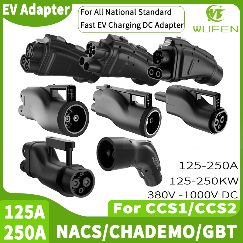 Bộ chuyển đổi sạc xe điện WUFE - đánh giá và giá Gb/T To Ccs2 200A Fast Charging Adapter