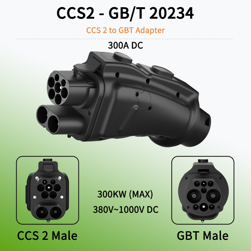 Bộ chuyển đổi sạc xe điện WUFE - đánh giá và giá Gb/T To Ccs2 200A Fast Charging Adapter